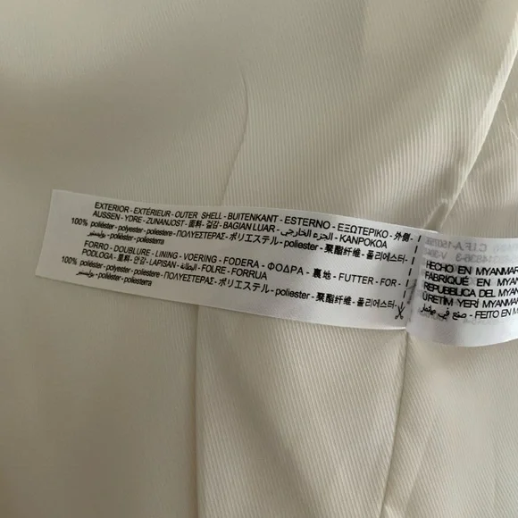 Zara Blazer Ivory Double Breasted - Picture 12 of 12